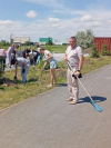19 июня в сквере «Тропа Здоровья» прошёл субботник